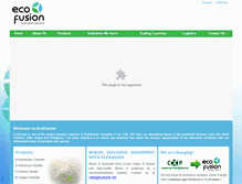 Tablet Screenshot of ecofusion.net